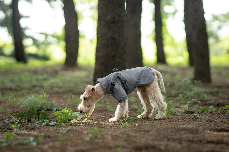 Waterproof Dog Raincoat – Harness Hook, Reflective Strip, Breathable Lining