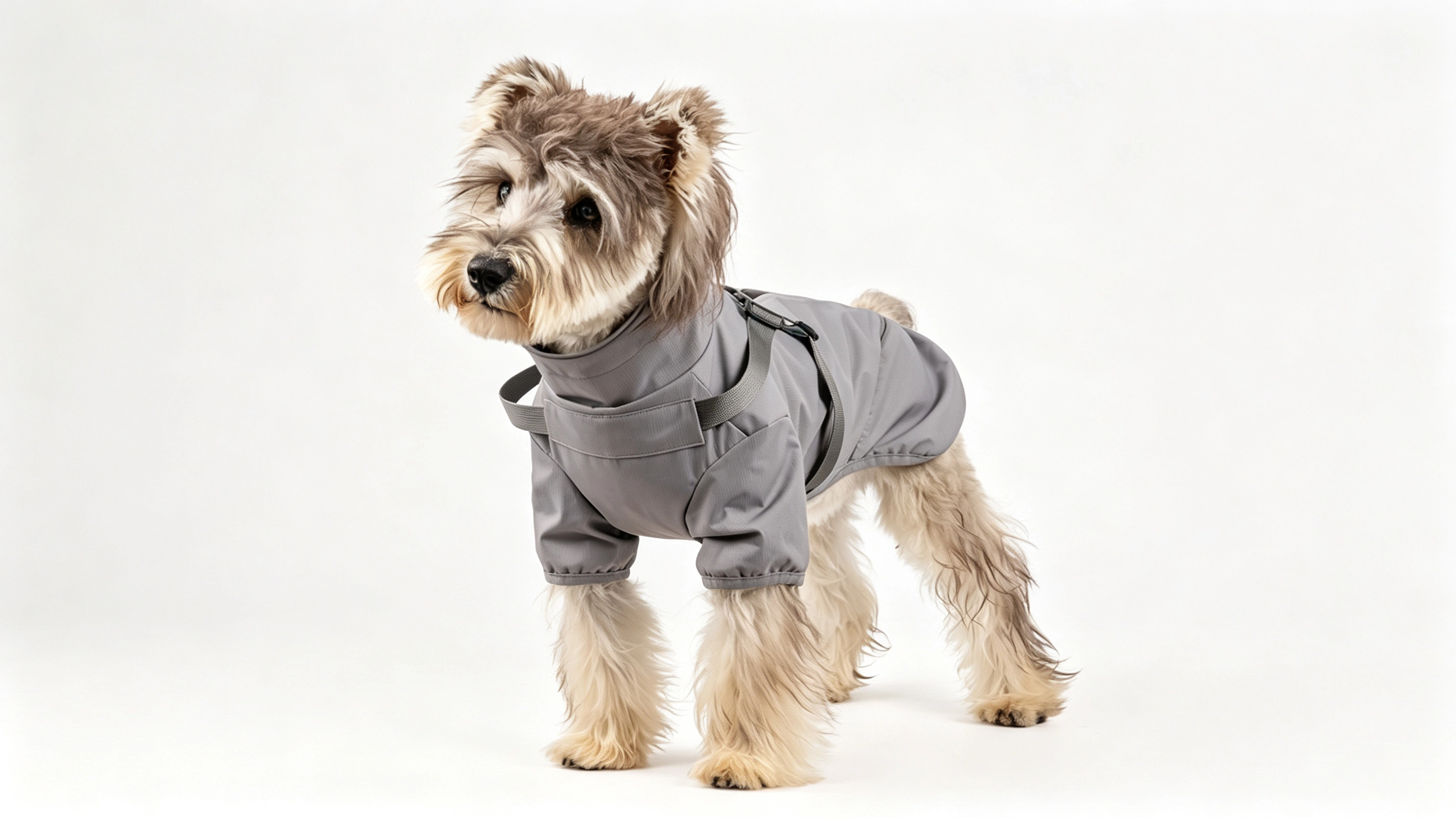 Waterproof Dog Raincoat – Harness Hook, Reflective Strip, Breathable Lining