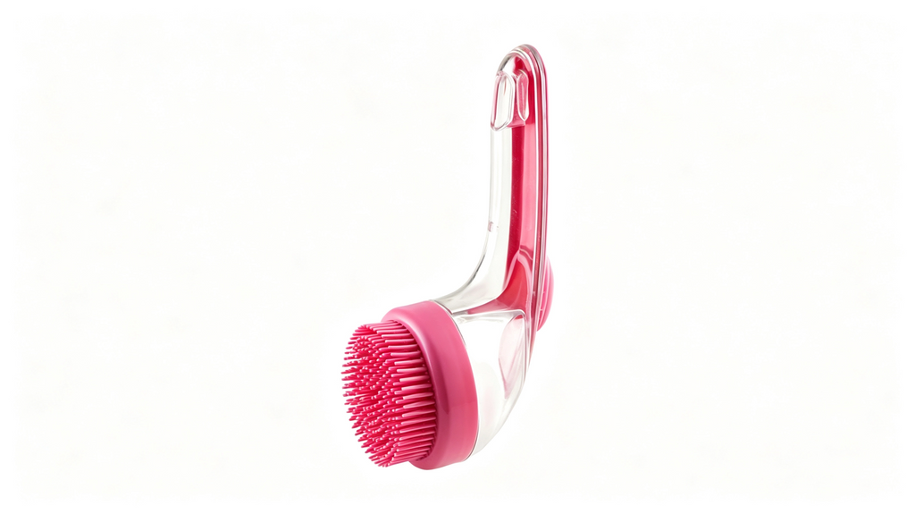 Pet Grooming Brush with Soap Dispenser – Soft Silicone, Wet & Dry Use