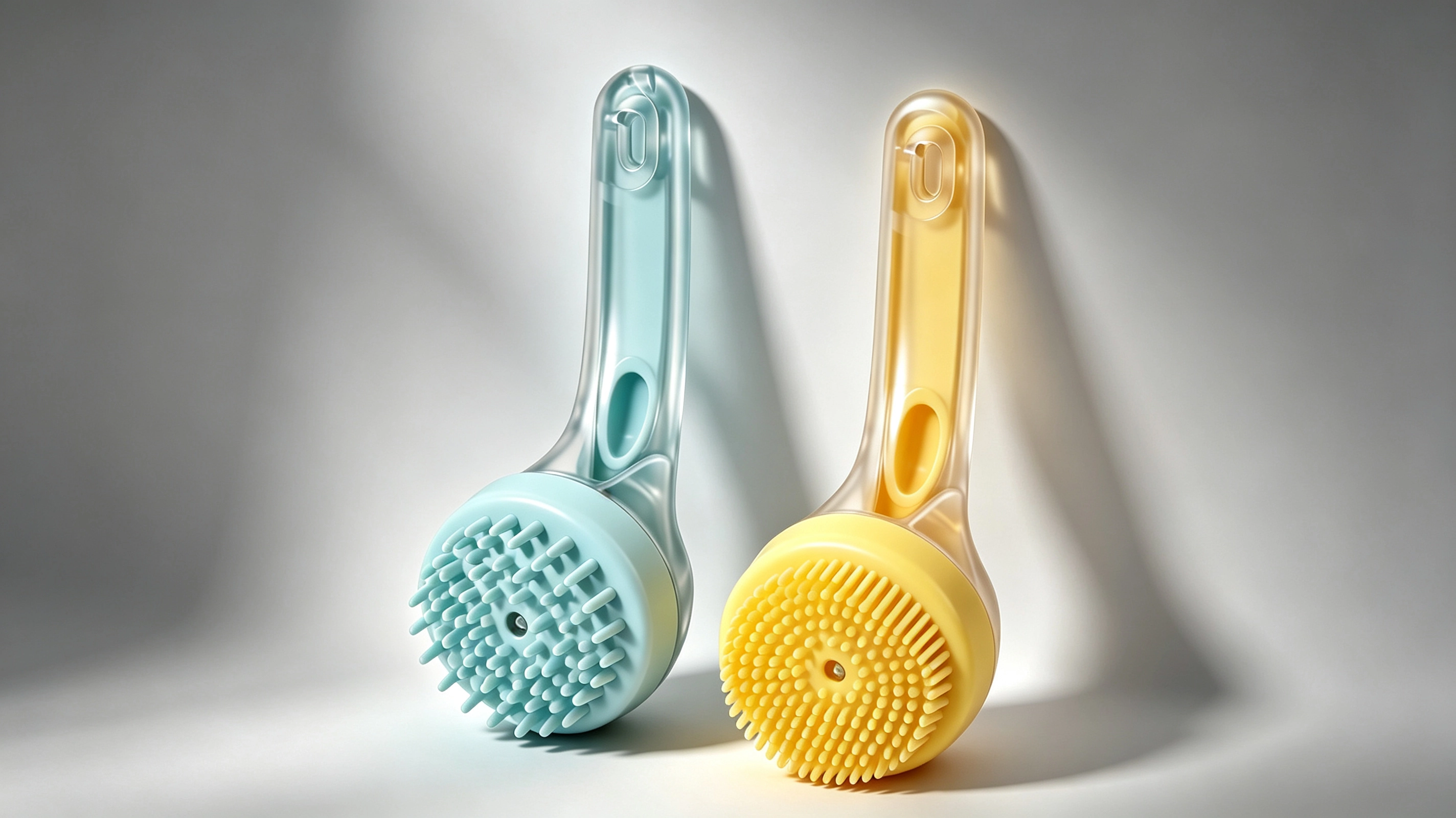 Pet Grooming Brush with Soap Dispenser – Soft Silicone, Wet & Dry Use