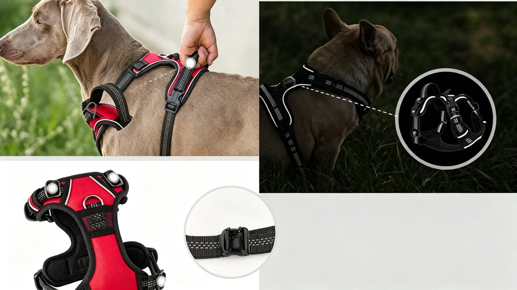 No-Pull Dog Harness – Reflective, Adjustable, Two-Way Traction