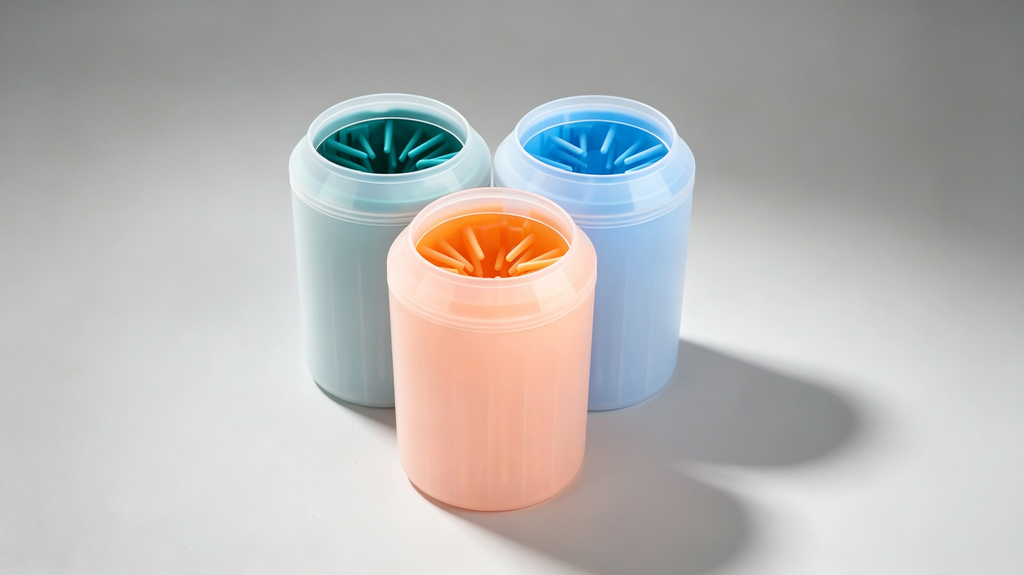 Dog Paw Cleaner Cup – Soft Silicone Bristles, Quick & Gentle Paw Wash