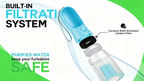 3-in-1 Pet Water Bottle – Water, Food & Waste Bag Storage