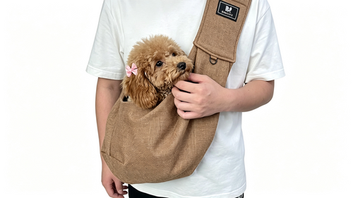 Hands-Free Pet Sling Carrier – Machine Washable, Multi-Scene
