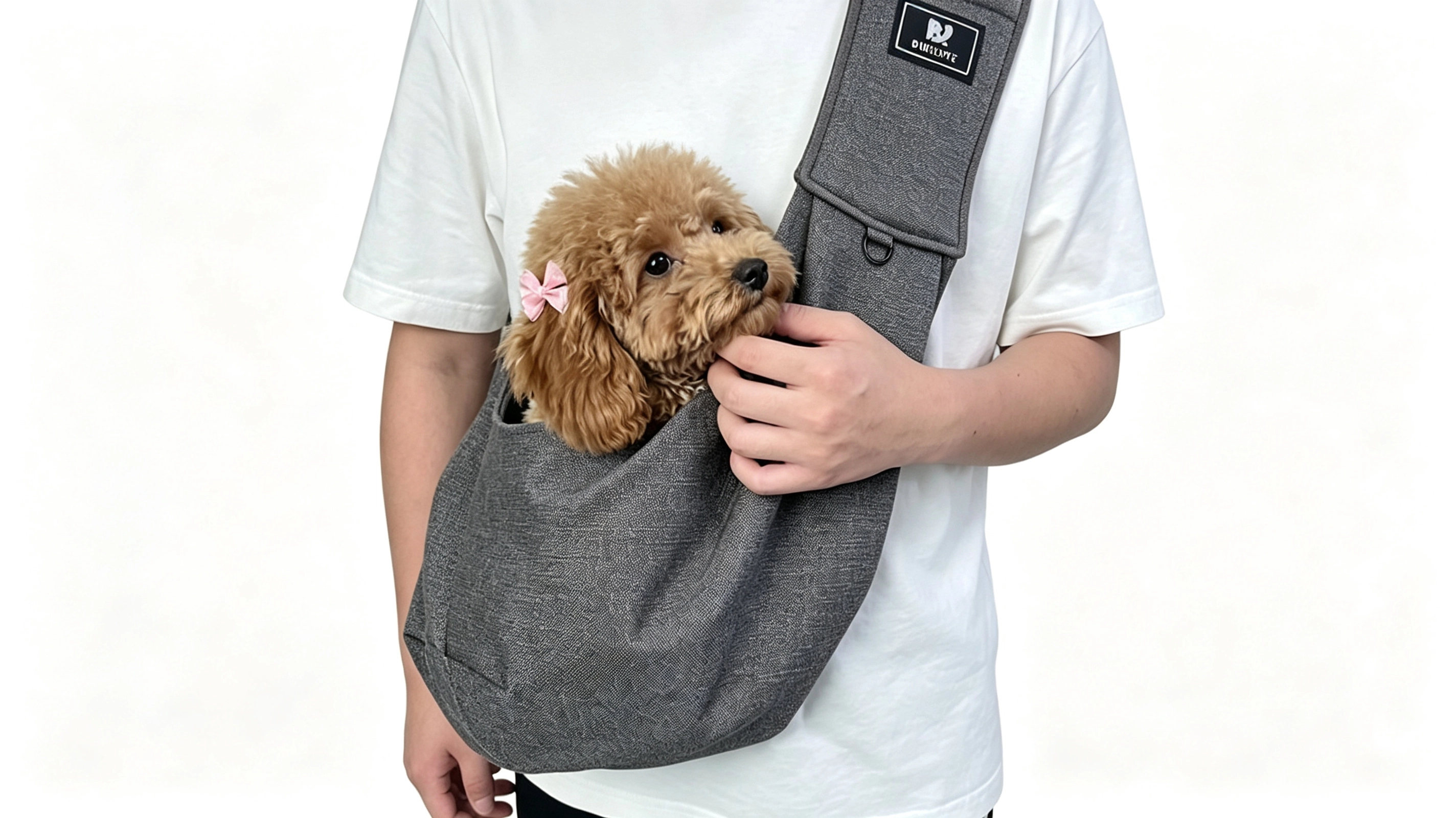 Hands-Free Pet Sling Carrier – Machine Washable, Multi-Scene