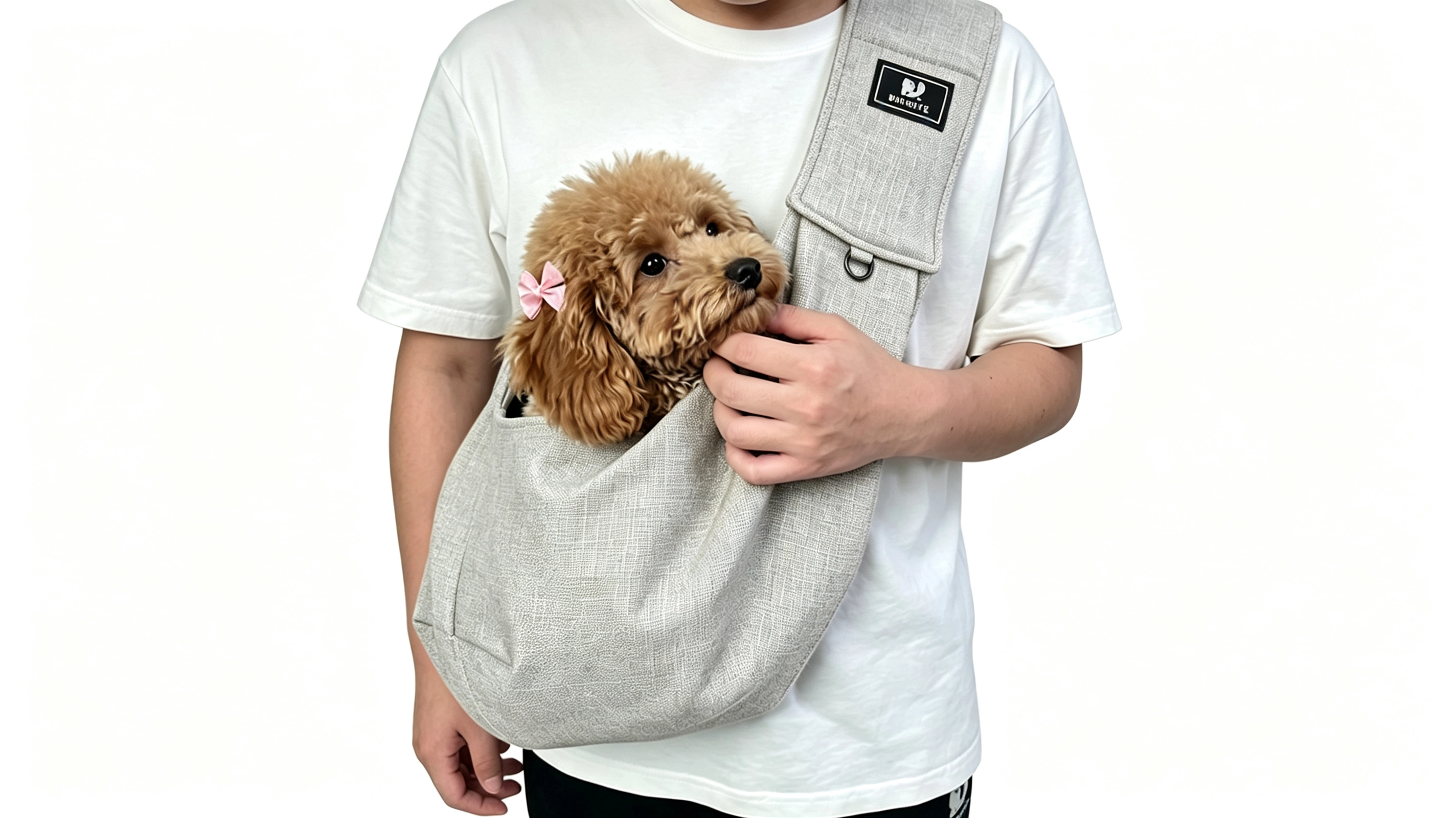 Hands-Free Pet Sling Carrier – Machine Washable, Multi-Scene