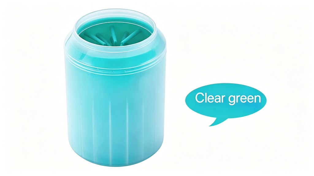 Dog Paw Cleaner Cup – Soft Silicone Bristles, Quick & Gentle Paw Wash