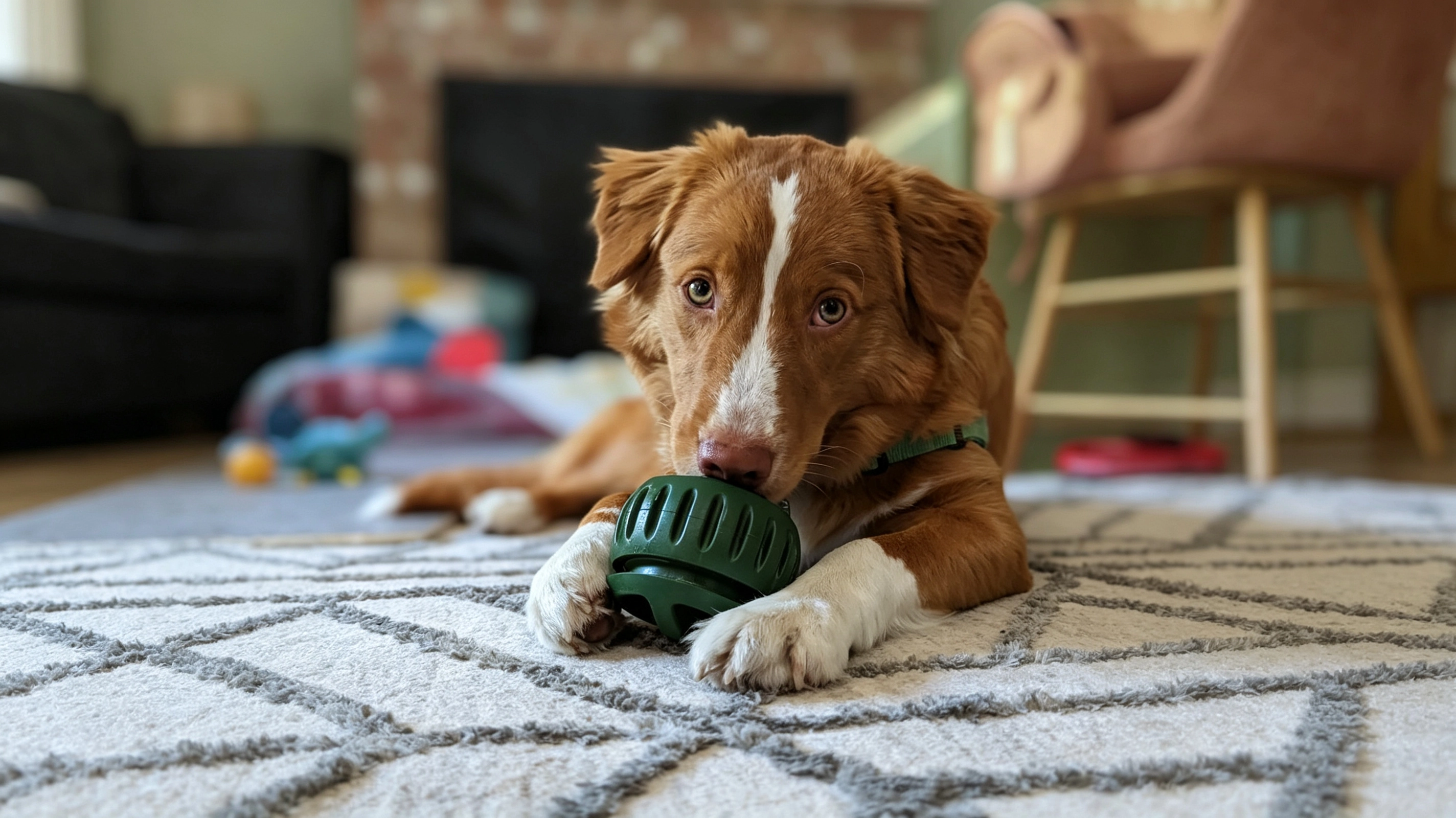 Dog Treat Dispensing Toy (Freezable Mold Included)