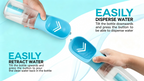 3-in-1 Pet Water Bottle – Water, Food & Waste Bag Storage